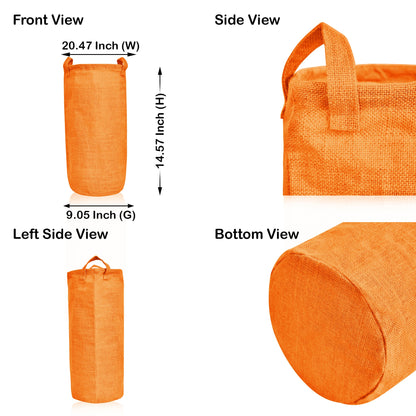 Wholesale Coloured Foldable Jute Laundry Storage Bins (Set of 4)