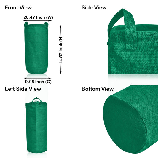 Wholesale Coloured Foldable Jute Laundry Storage Bins (Set of 4)