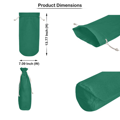 Wholesale Coloured Jute Wine Gift Pouches – Reusable Bottle Covers for Weddings & Christmas (Set of 6)
