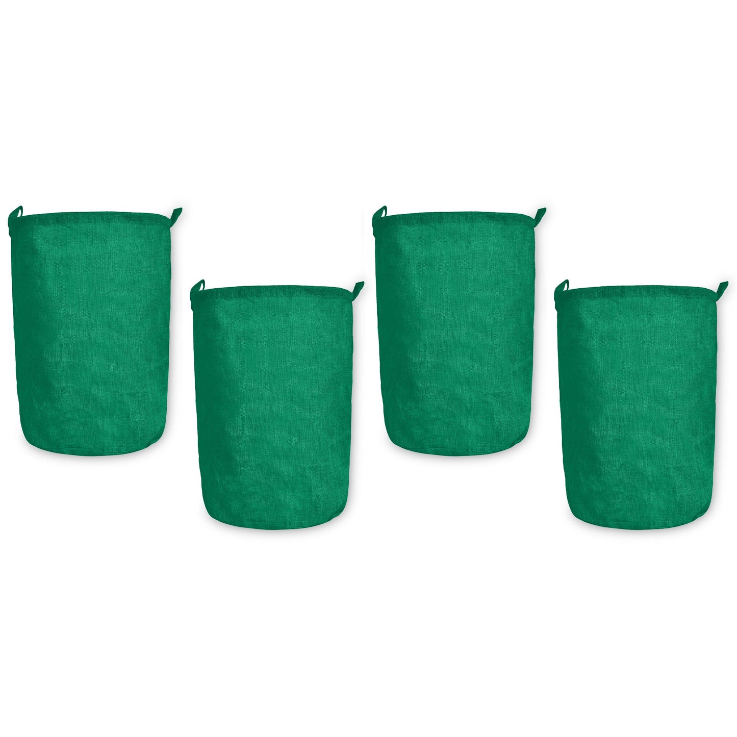 Wholesale Coloured Jute Burlap Laundry Storage Basket (Set of 4)