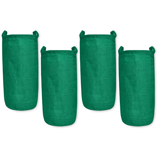 Wholesale Coloured Foldable Jute Laundry Storage Bins (Set of 4)