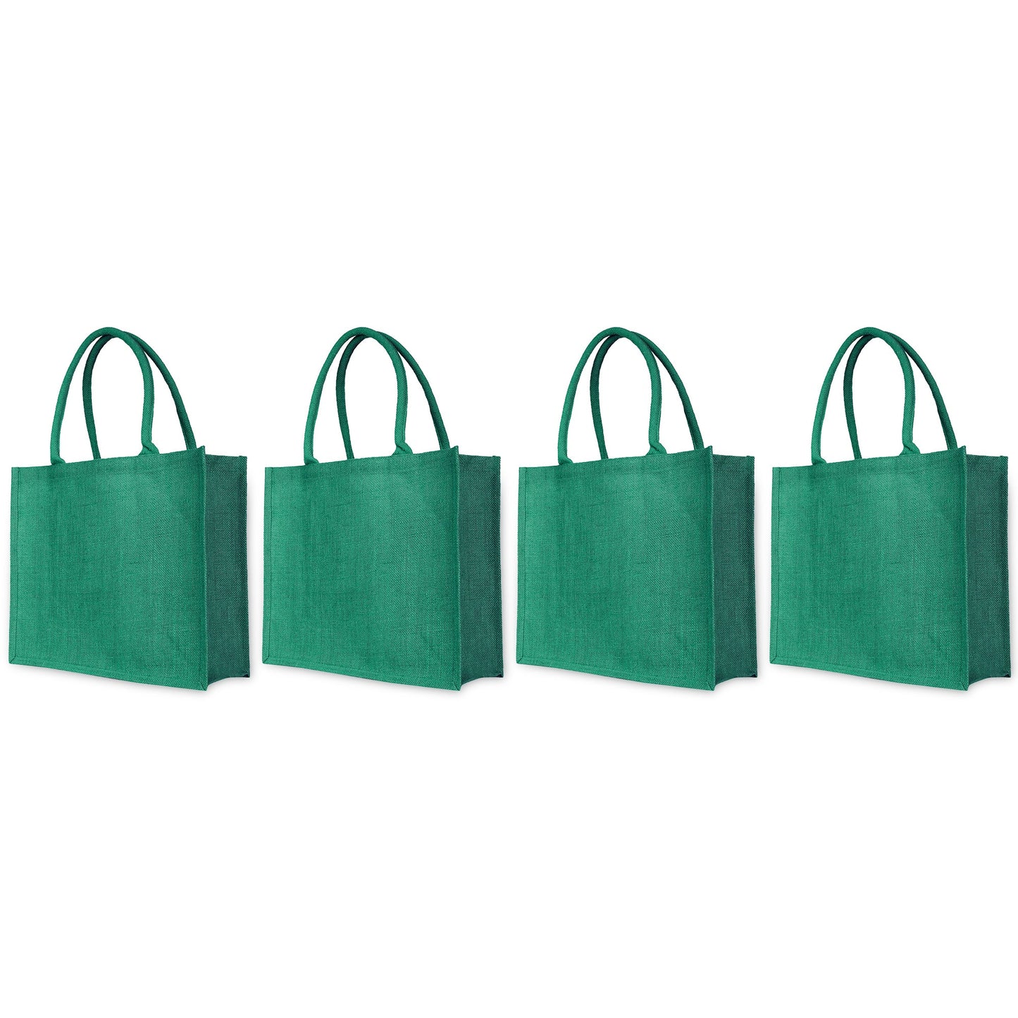 Colourful Jute Tote Bags for Wholesale –  For Promotions, Holidays, Weddings, Travel & Daily Use (Set of 4)