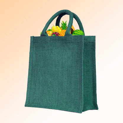Jute Shopping Bags Wholesale – Reusable Burlap Totes for Beach, Grocery, Gifts, Party Favors & Daily Use (Packs of 4)