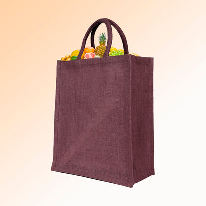 Wholesale Sustainable Jute Burlap Tote Bags – Ideal for Travel, Weddings, Shopping & Promotional (Packs of 4)