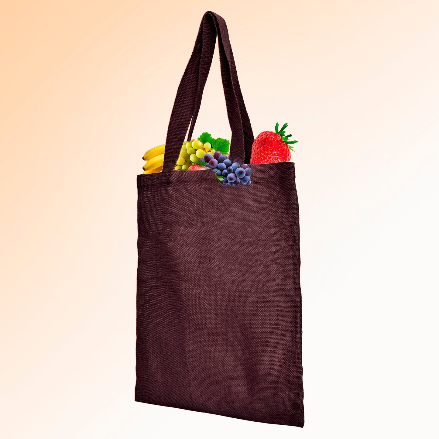 Wholesale Colorful Jute Tote Bags  – Red, Pink, Green & Orange – Reusable for Gifts, Beach, Weddings & Shopping (Set of 4)