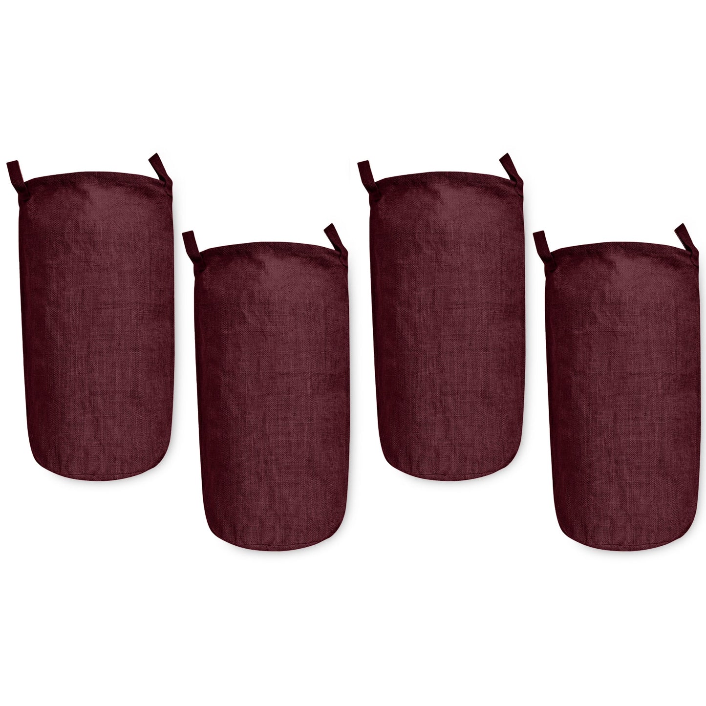 Wholesale Coloured Jute Burlap Laundry Storage Basket  (Set of 4)