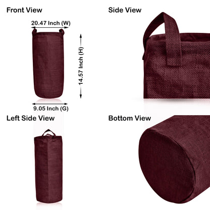 Wholesale Coloured Foldable Jute Laundry Storage Bins (Set of 4)