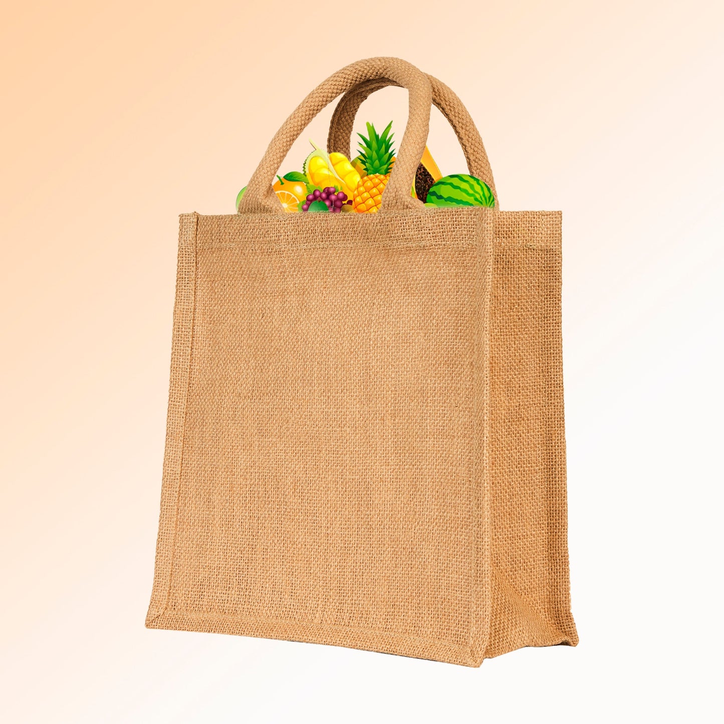 Jute Tote Bags – Wholesale Reusable Eco-Friendly Burlap Bags for Gifts, Grocery, Party Favors & Daily Use (Packs of 8)