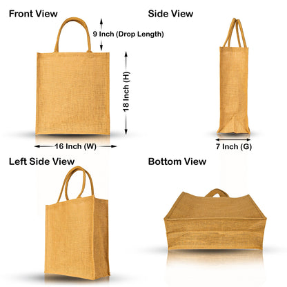 Eco-Friendly Jute Bags –Wholesale Reusable Burlap Totes for Beach, Grocery, Gifts & Everyday Use (Packs of 12)