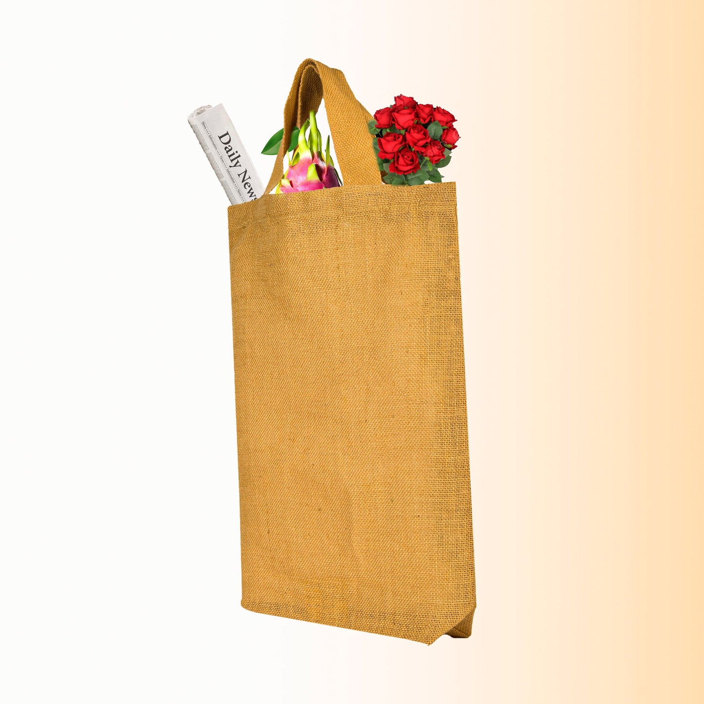 Burlap Wholesale Jute Tote Bags – Reusable Gift Bags, Bridesmaids, Weddings, and Grocery Shopping (Packs of 8)