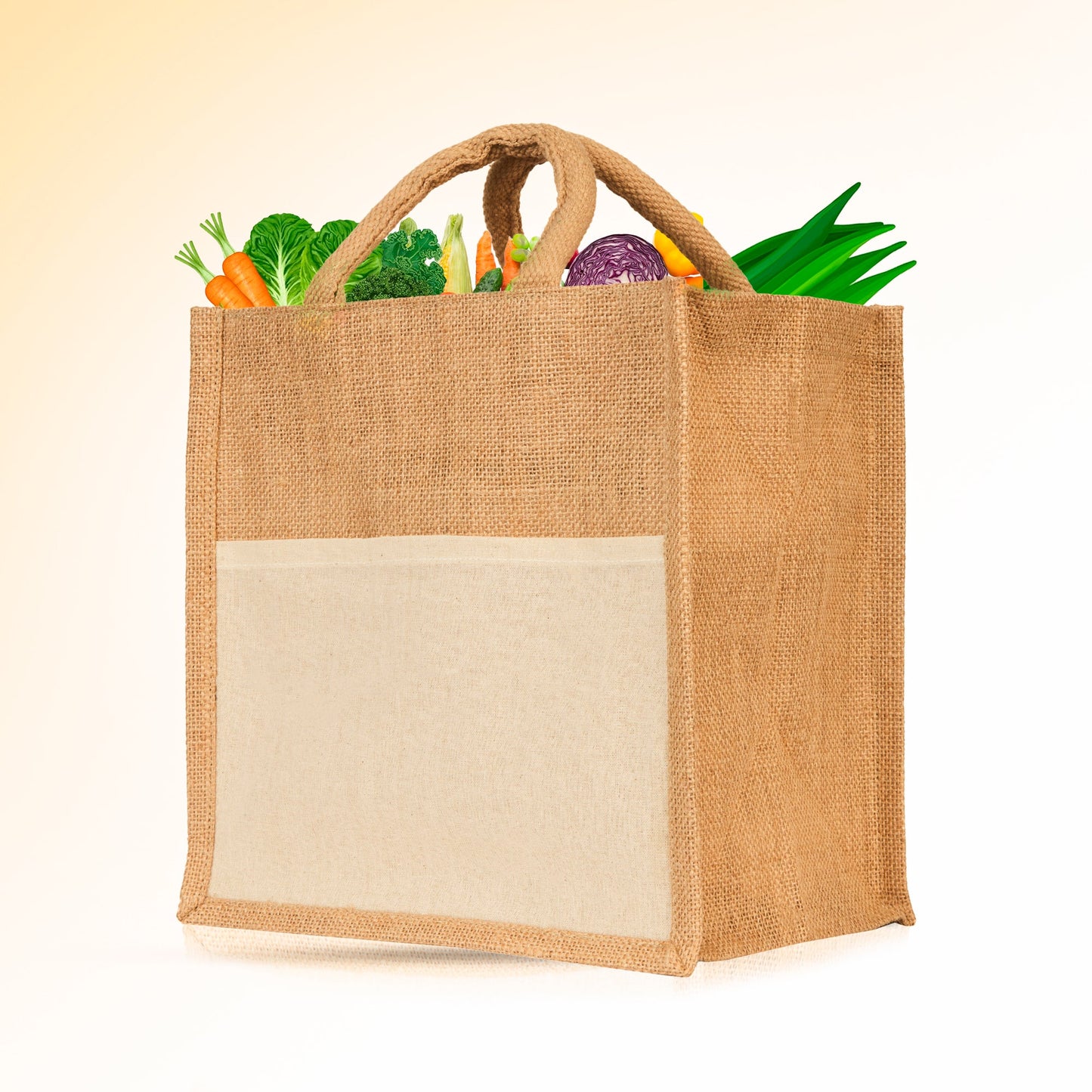 Jute Burlap Tote Bags – Wholesale Multipurpose Bags for Women, Grocery, Shopping, Travel, Beach & Weddings (Set of 8)