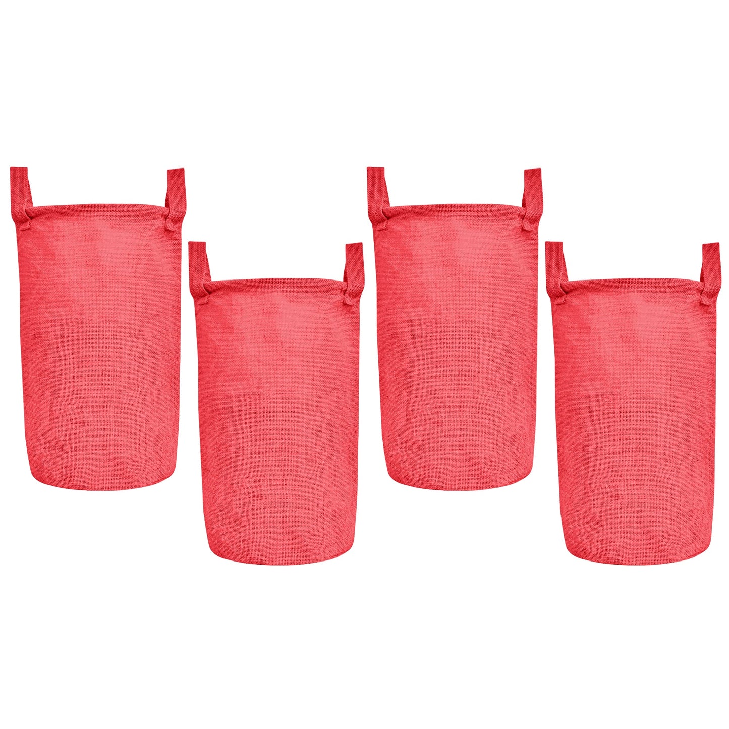 Wholesale Reusable Ecofriendly Jute Storage Bins for Home (Packs of 4)