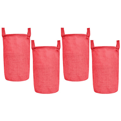 Wholesale Reusable Ecofriendly Jute Storage Bins for Home (Packs of 4)