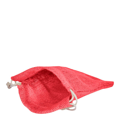 Wholesale Coloured Burlap Drawstring Jute Gift Bags for Party Favours (8 PCS)