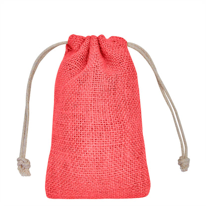 Wholesale Coloured Jute Drawstring Gift Bags for Weddings, Events (8 PCS)