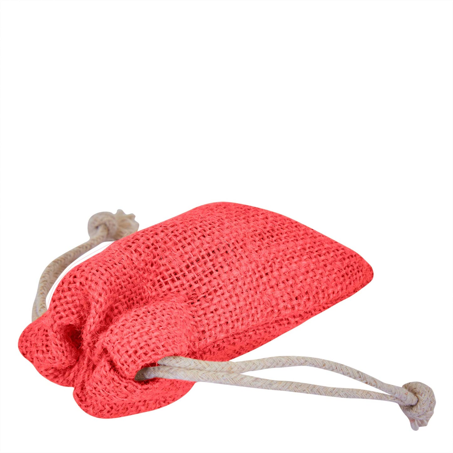 Wholesale Coloured Burlap Drawstring Jute Gift Bags for Party  (8 PCS)