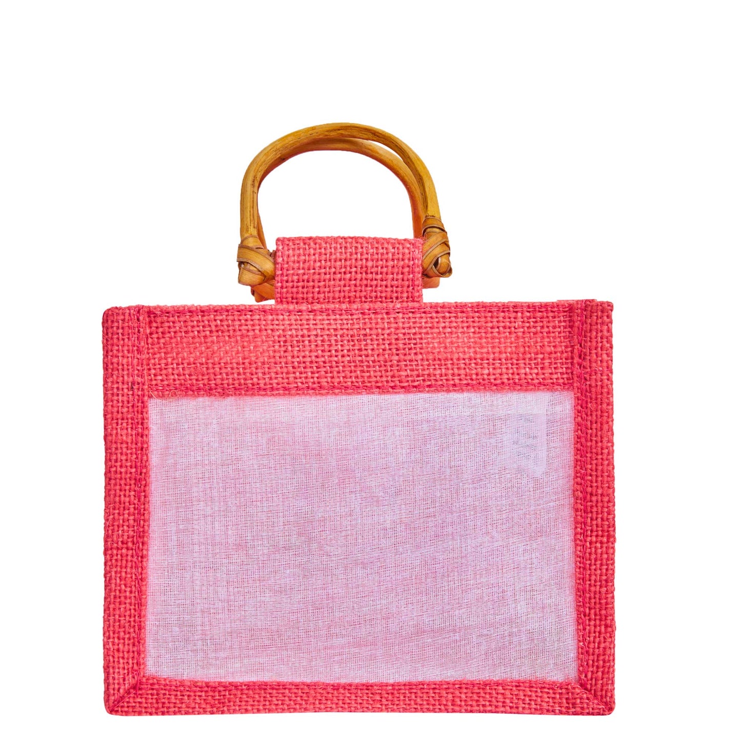 Wholesale Colourful Burlap Jute Gift Bags with Organza for Party Favours & Events (Packs of 7)