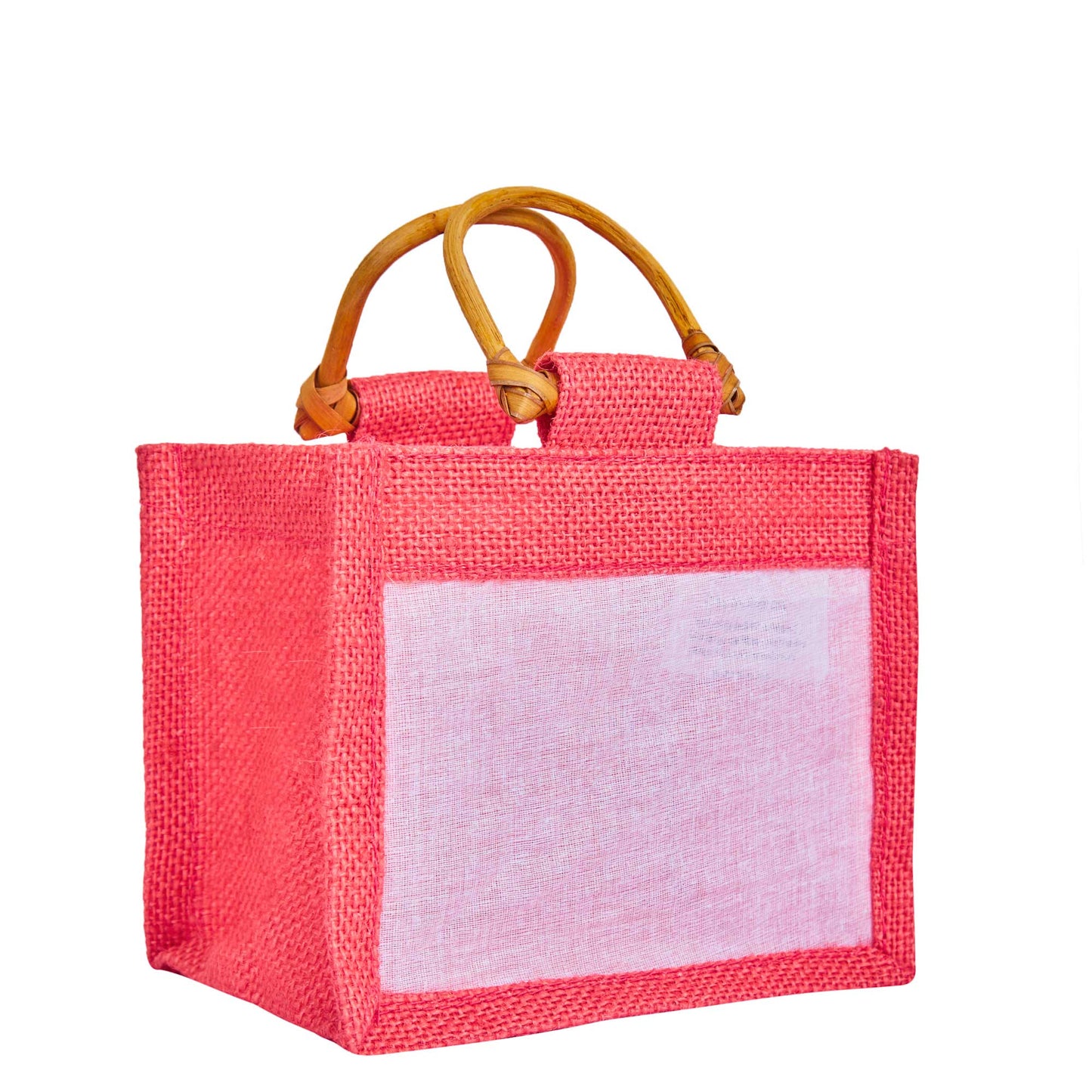 Wholesale Colourful Burlap Jute Gift Bags with Organza for Party Favours & Events (Packs of 7)