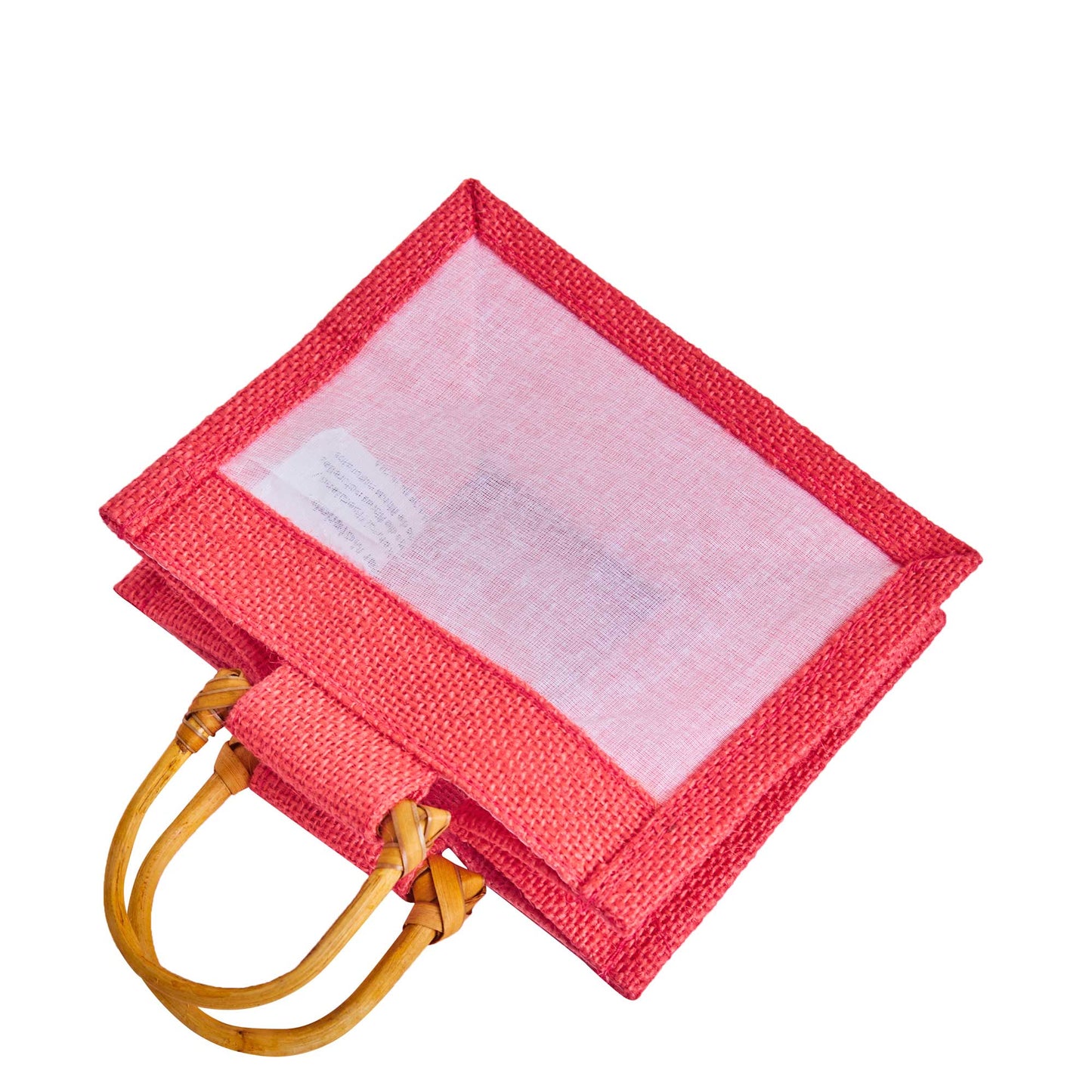 Wholesale Colourful Burlap Jute Gift Bags with Organza for Party Favours & Events (Packs of 7)