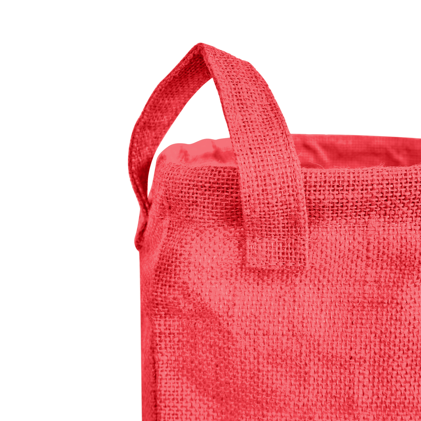 Wholesale Coloured Jute Burlap Laundry Storage Basket (Set of 4)