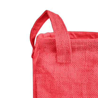 Wholesale Coloured Jute Burlap Laundry Storage Basket (Set of 4)