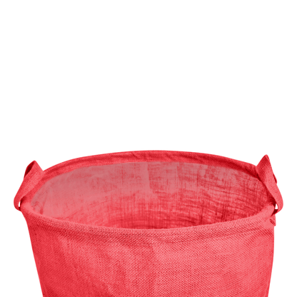 Jute Coloured Laundry Storage Baskets with Handles for Home Use(Set of 4)