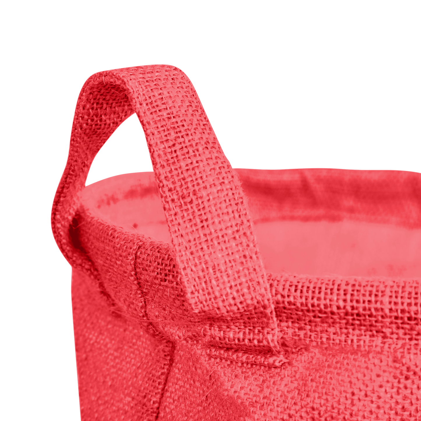 Jute Coloured Laundry Storage Baskets with Handles for Home Use(Set of 4)