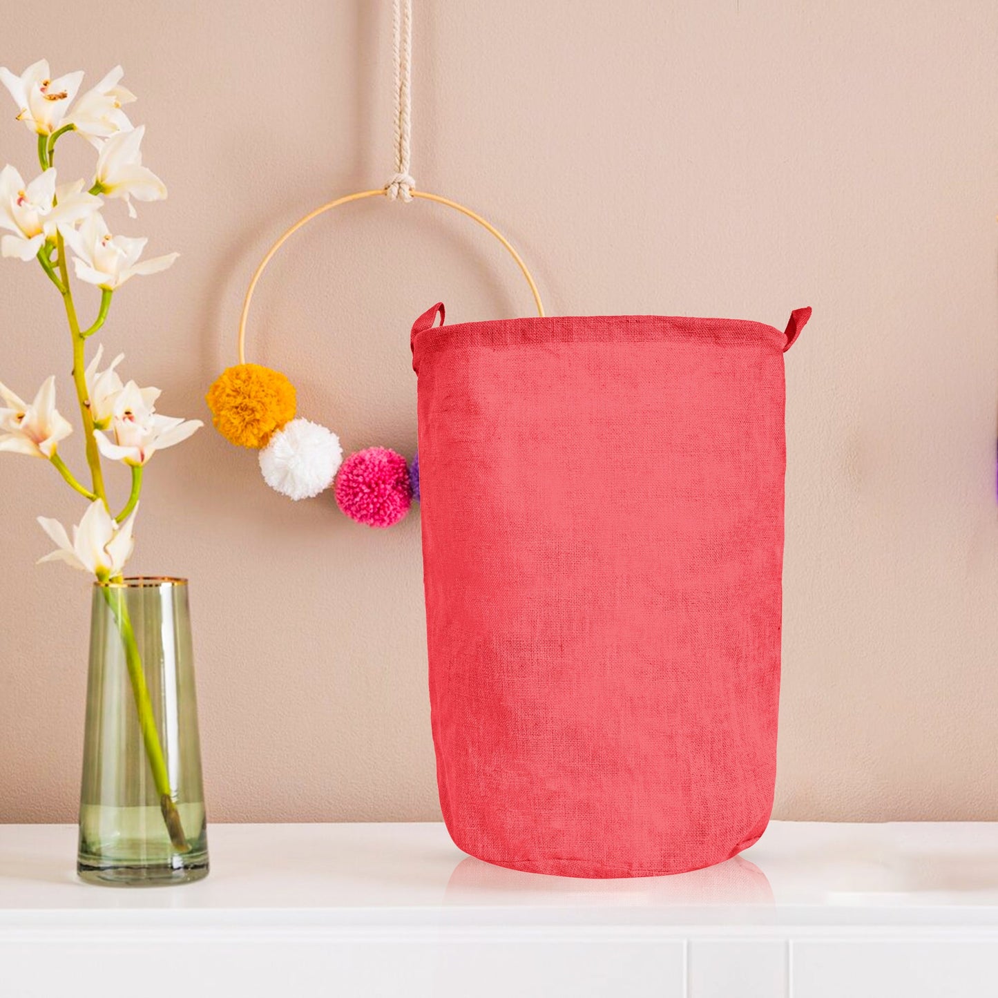 Wholesale Ecofriendly  Jute Storage Bags for Home Clothes  (Packs of 4)