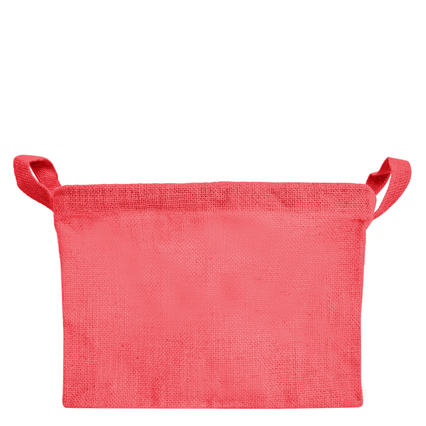 Wholesale Coloured Burlap  Reusable Jute Storage Basket  (Packs of 4)