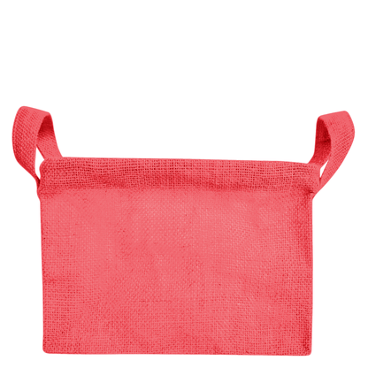 Wholesale Coloured Burlap Reusable Jute Laundry Basket  (Packs of 4)