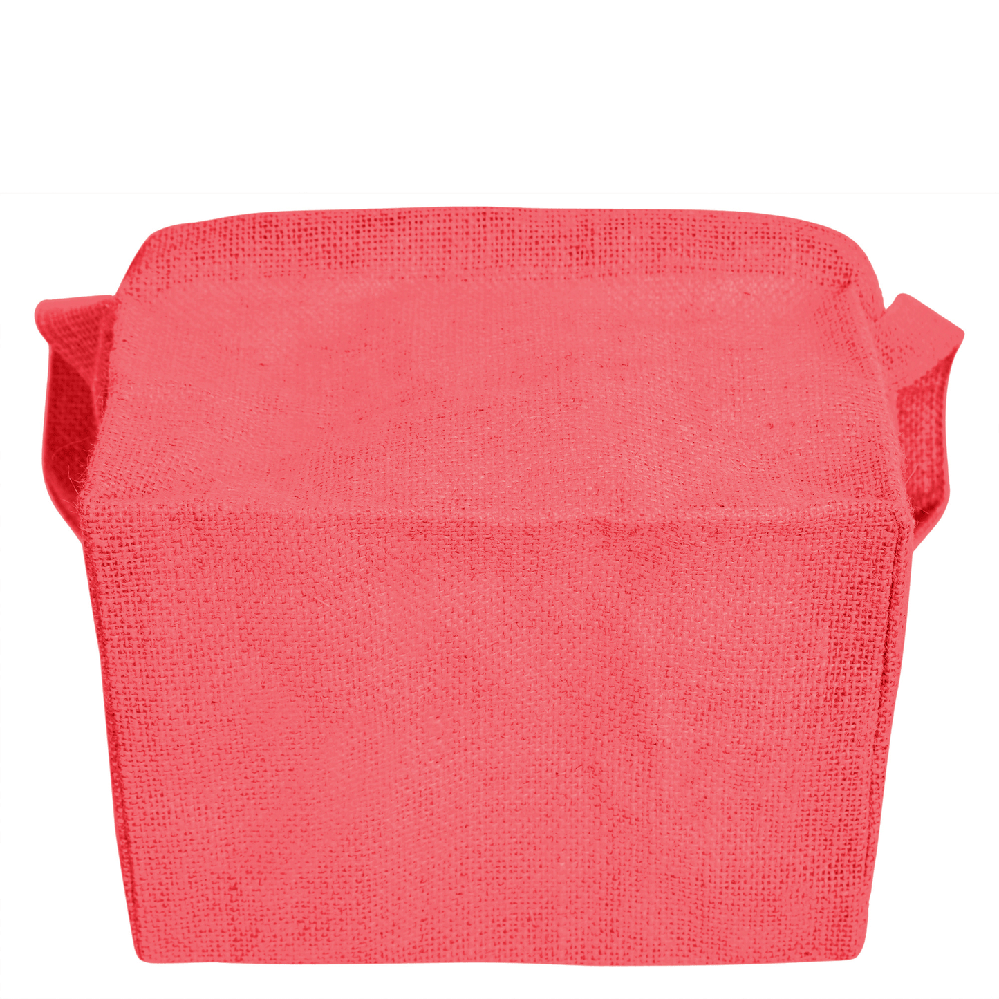 Wholesale Coloured Burlap Reusable Jute Laundry Basket  (Packs of 4)