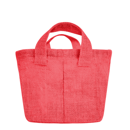 Wholesale Coloured Rectangular Burlap Jute Storage Basket (Packs of 4)