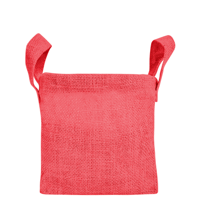 Wholesale Coloured Rectangular Burlap Jute Storage Basket (Packs of 4)