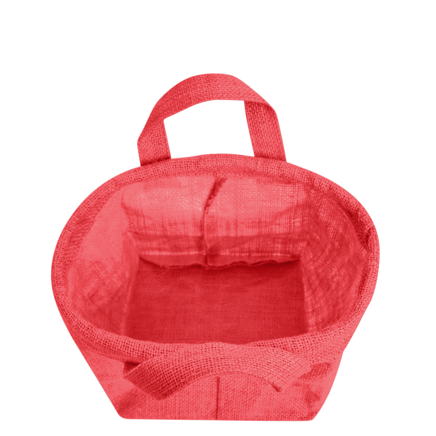 Wholesale Coloured Rectangular Burlap Jute Storage Basket (Packs of 4)
