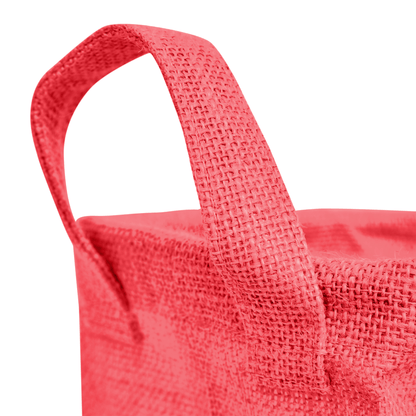 Wholesale Coloured Burlap Ecofriendly Jute Organizer Basket  (Packs of 4)