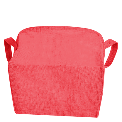Wholesale Coloured Burlap Ecofriendly Jute Organizer Basket  (Packs of 4)