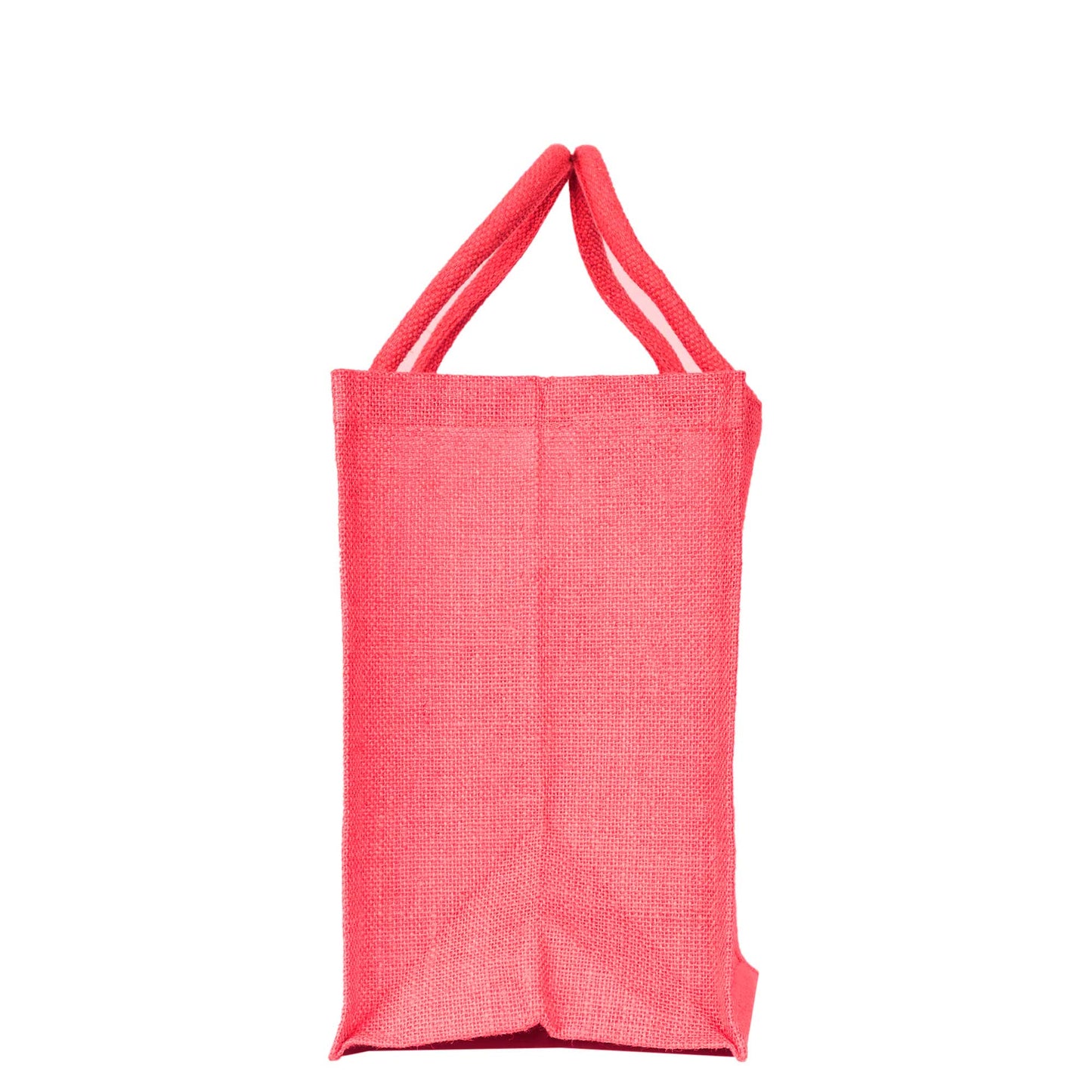 Wholesale Jute Promotional Shopping Bags – Red, Pink, Green & Orange for Gifts, Promotions & More (Packs of 4)