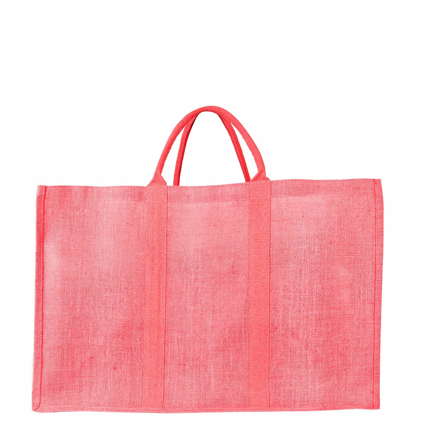 Wholesale Environmentally Friendly Jute Shopping Bags – Red, Pink, Green & Orange Burlap Totes (Pack of 4)