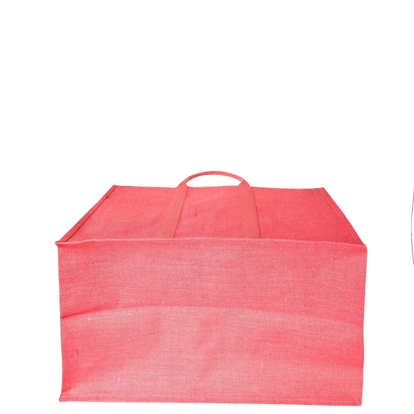 Wholesale Environmentally Friendly Jute Shopping Bags – Red, Pink, Green & Orange Burlap Totes (Pack of 4)