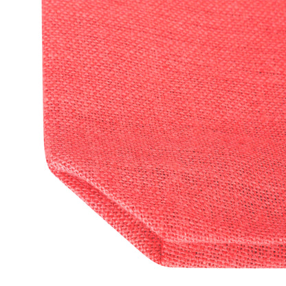 Wholesale Jute Bags for Corporate Events – Red, Pink, Green & Orange – Reusable Burlap Totes for Events & Weddings (Set of 4)