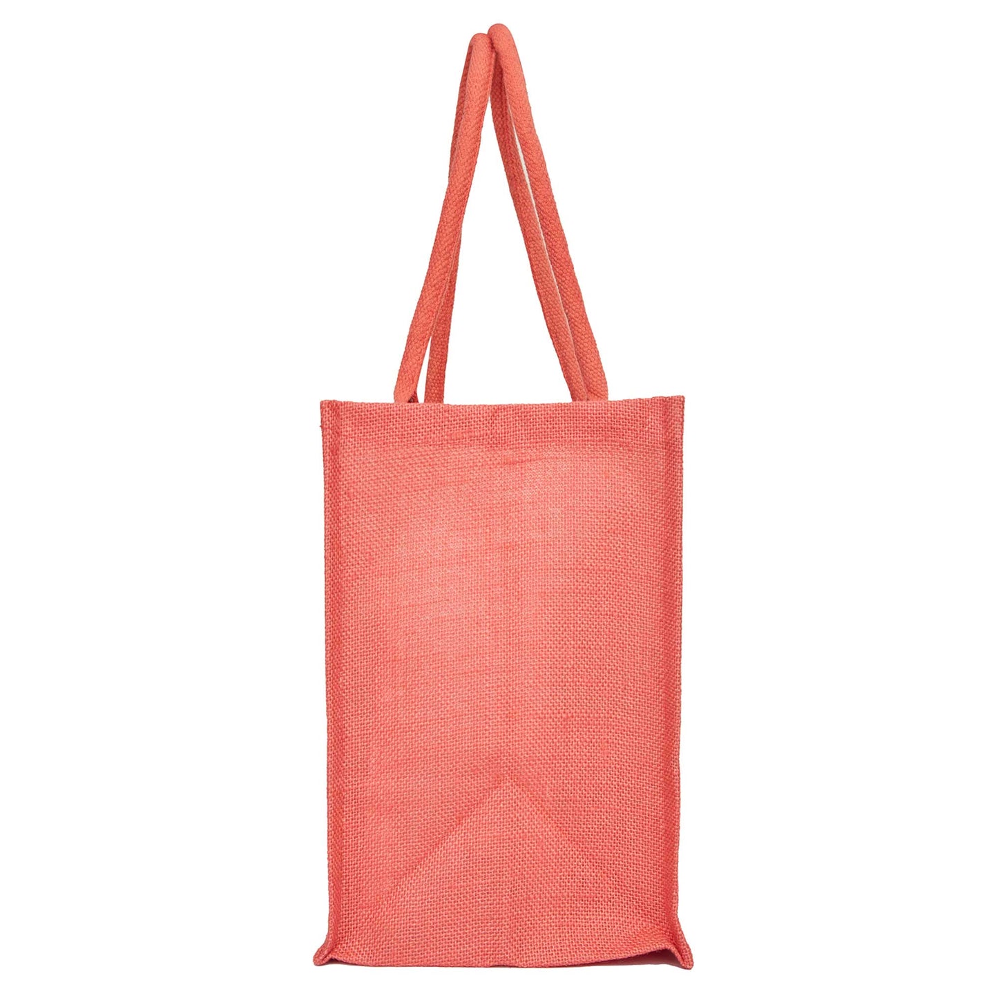 Jute Tote Bags for Wholesale – Red, Pink, Green & Orange – Burlap Bags for Shopping, Gifting & Everyday Use (Set of 4)