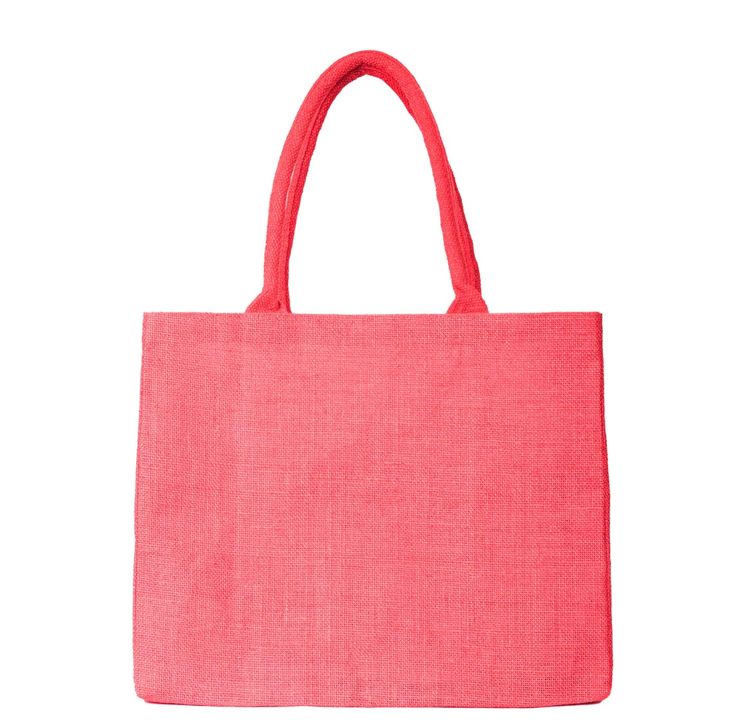 Wholesale Stylish Jute & Burlap Shopping Bags in Red, Pink, Green & Orange – Ideal for Gifting, Weddings & More (Pack of 4)