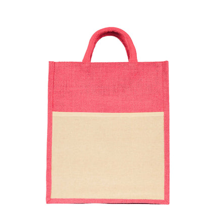 Wholesale Jute Tote Bags – Shopping, Travel, Weddings, Beach, Christmas, New Year & More (Set of 4)