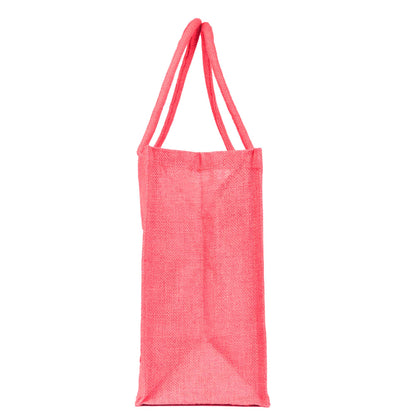 Colorful  Wholesale Jute Tote Bags – Ideal for Everyday Use, Shopping, Holidays & Special Occasions (Pack of 4)