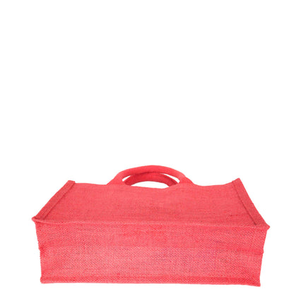 Colorful Wholesale Burlap Shopping Totes for Promotions, Holidays, Weddings, Travel & Everyday Use (Set of 4)