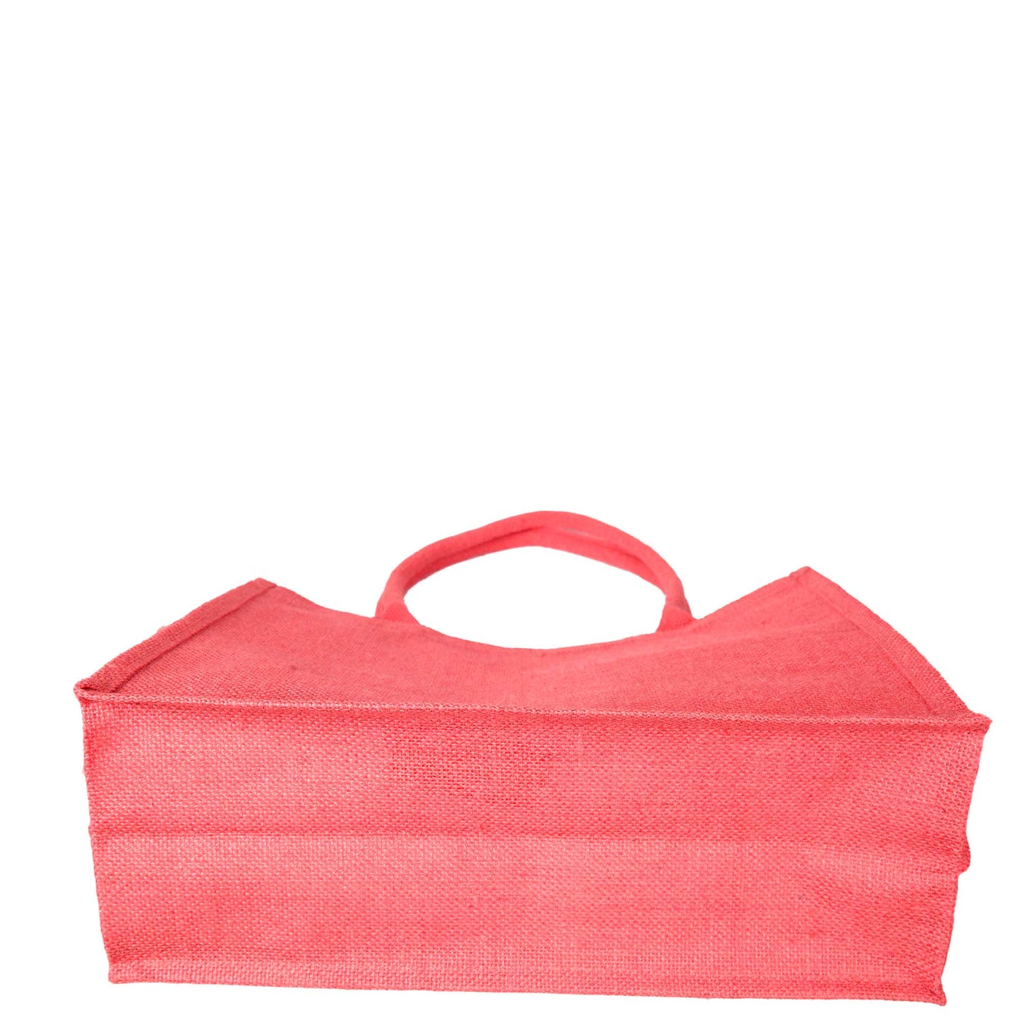 Jute Wholesale Tote Bags – Ideal for Christmas Gifts, Weddings & Shopping – Deep Red, Pink, Green & Orange (Set of 4)