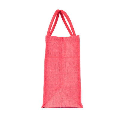Wholesale Reusable Jute Bags – Coloured Shopping, Weddings, Beach, DIY, Promotional, Gifting Bag (Set of 4)