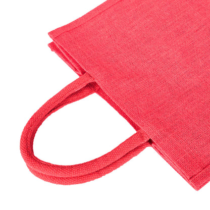 Wholesale Reusable Jute Bags – Coloured Shopping, Weddings, Beach, DIY, Promotional, Gifting Bag (Set of 4)