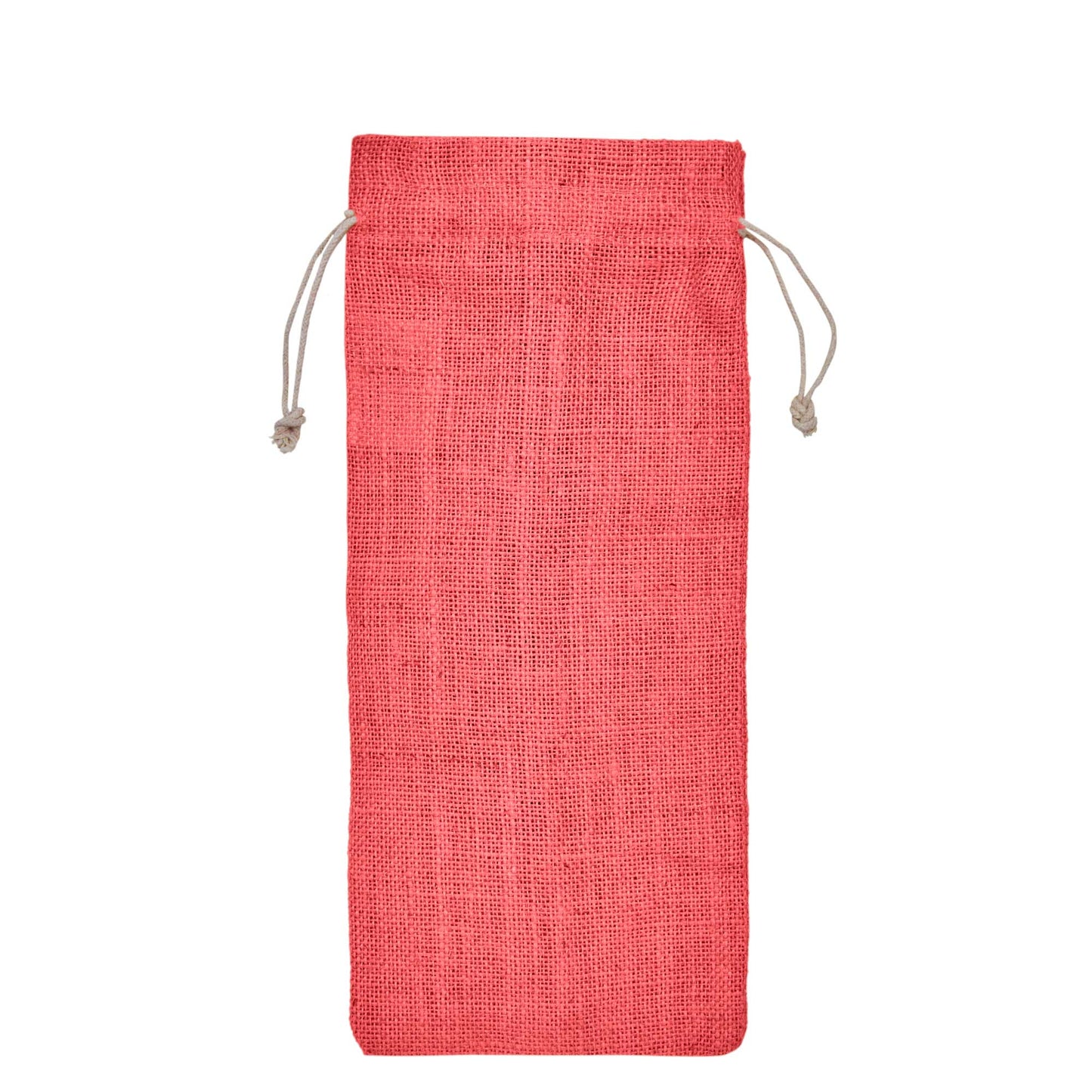 Wholesale Coloured Jute Wine Bottle Gift Pouches – Drawstring Burlap Bags for Gifting & Events (Set of 7)