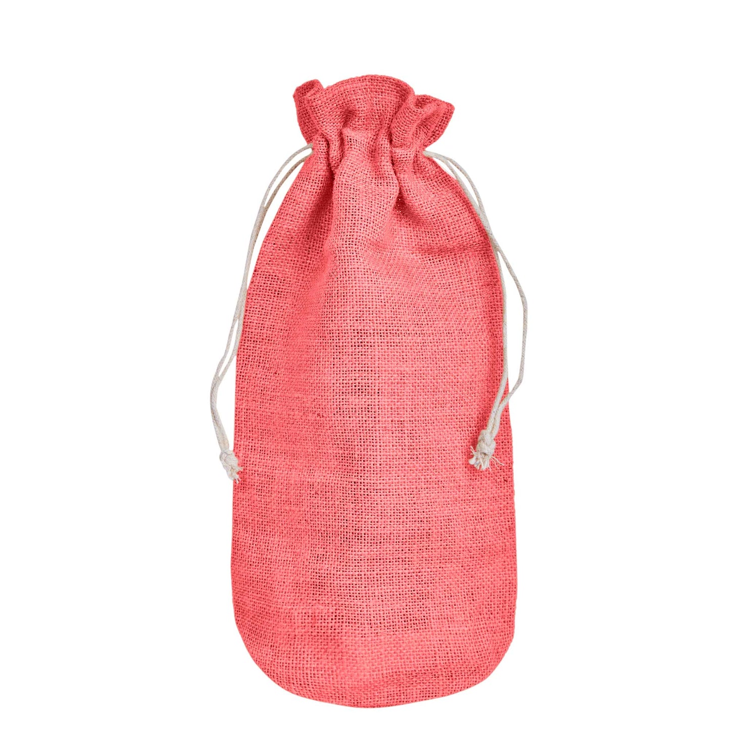 Wholesale Coloured Jute Wine Bottle Gift Pouches – Burlap Bags for Weddings & Celebrations (Set of 7)
